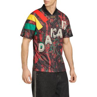 adidas FIFA World Cup 2026 CDMX Soccer Jersey in Black/Semi Screaming Green at Nordstrom, Size Xx-Large