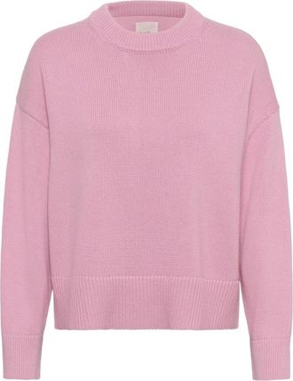 Part Two Ronde hals knitwear - Dames - Ronde hals truien - Roze - L - Truien & Vesten