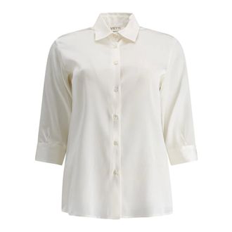 F.it Dames, Blouses & Shirts, Wit, Maat: M Zijde