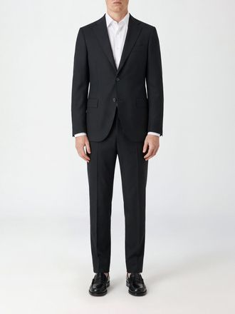 Lardini Single-Breasted Virgin Wool Suit with Flap Pockets