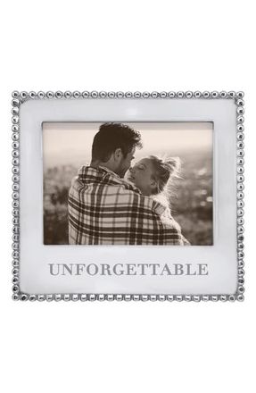 Mariposa Unforgettable 4 x 6-Inch Picture Frame in Silver at Nordstrom