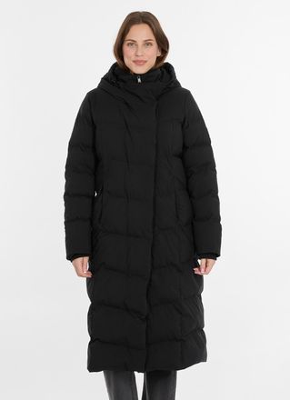 Ragwear Steppmantel RAGWEAR PAVLA LONG, Damen, Gr. XXL, schwarz, Steppware, Obermaterial: 100% Polyester, unifarben, knieumspielend, M&auml;ntel Steppmantel, verde