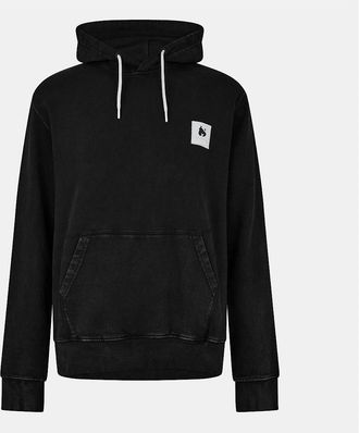 Money Clothing Mens Hooded Neck Long Sleeve Kangaroo Pocket Sweatshirt - Black - Size: 38