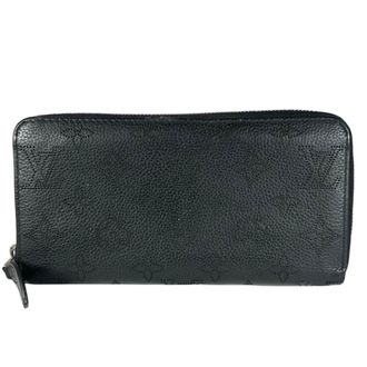 Louis Vuitton Mahina Black Monogram Long Wallet (Bi-Fold) (Pre-Owned)