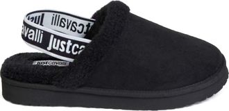 Just Cavalli Feather Sling Back