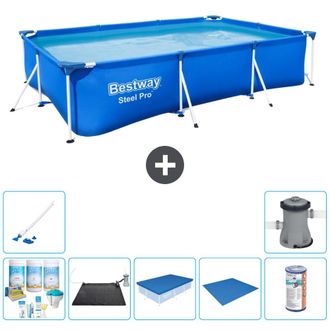 Bestway Piscina Bestway Steel Pro Rectangular - 300x201x66 Cm - 7-piezas S22259