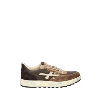 Premiata Sneakers Nous in Mesh e Pelle Scamosciata - - Shoes - Uomo - Marrone - 42 EU
