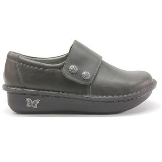 Alegria Deliah Leather Womens Slip On Shoes - Oiled Ash - Size:UK 6.5