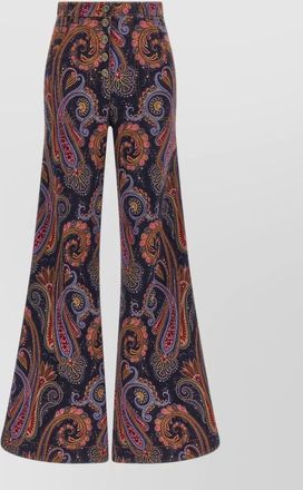 Etro paisley-print flared jeans