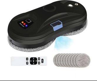 OEM Robot Aspirador, Robot Limpiacristales 5600pa Con Funci&oacute;n Spray, Limpiacristales Autom&aacute;tico Con Mando A Distancia Para Todo Tipo De Superficies Lisas