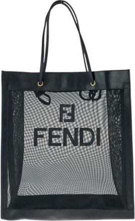 Fendi Pre-owned Tote Bags, female, Black, Size: ONE SIZE Pre-owned Vintage Tote Bag