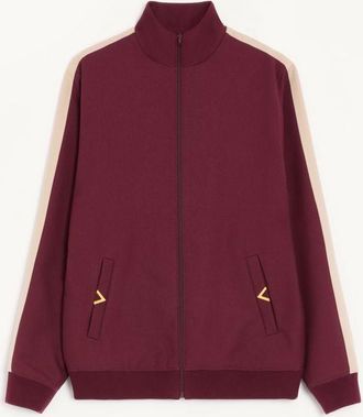 Valentino Felpa Valentino in nylon con VGold Uomo BORDEAUX XXL