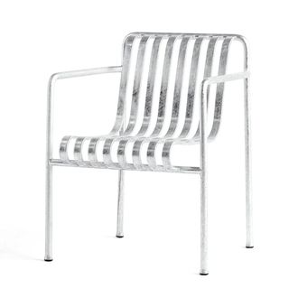 HAY Palissade Dining Armchair, hot galvanised