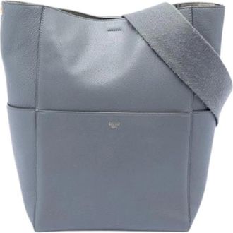 Celine Pre-owned Seau Sangle - Dames - Vintage Tas - Grijs - ONE Size - Leer - Vintage