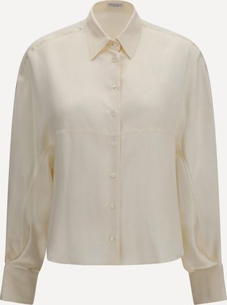 Brunello Cucinelli Silk Shirt Female M