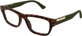 Gucci Glasses, male, Brown, Size: 55 MM Optical Frame