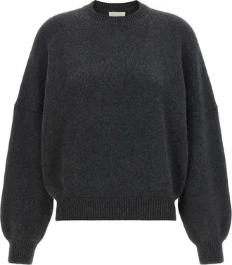 Khaite Margaux Jumper - female - Khaite - Cashmere Knitwear - Gray - XS - Knitwear