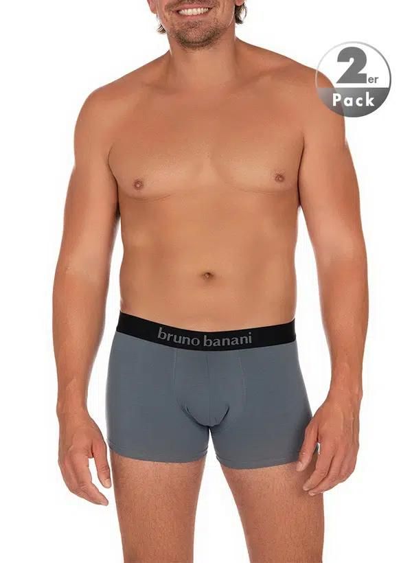 Bruno Banani Herren Retroshorts 2er Pack – Schwarz-Rot & Schwarz | 88% Polyester, 12% Elasthan | Atmungsaktiv