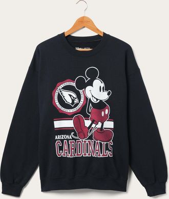 Junk Food Clothing Arizona Cardinals Mickey Crew Fleece