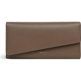 Radley London The Kensal Large Flapover Wallet in Coffee at Nordstrom