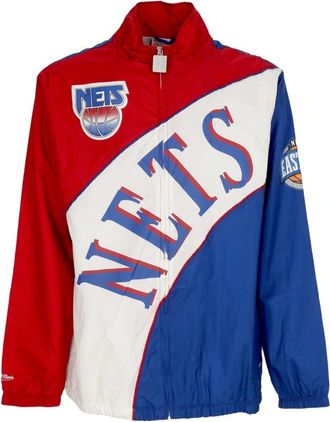Mitchell & Ness NBA Gebogen Retro Windjack - Heren - Zomerjassen - Veelkleurig - L - Polyester - Jassen