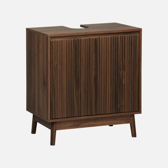 Sweeek Mueble Bajo Lavabo Escandinavo Decorado En Madera