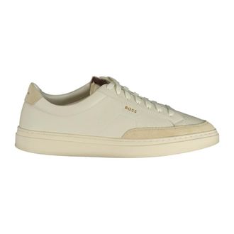 HUGO BOSS Heren, Schoenen, Wit, Maat: 46 EU Leer