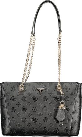 Guess Nero Poliuretano Women Womens Handbag