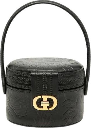 Dior Pre-owned CD Logo Leder Mini Handtas - Dames - Vintage Handtas - Zwart - ONE Size - Leer - Vintage