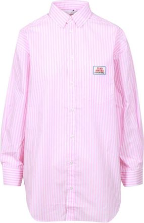 Giada Benincasa Lange Poplin Blouse - Dames - Overhemden - Roze - S - Katoen - Overhemden