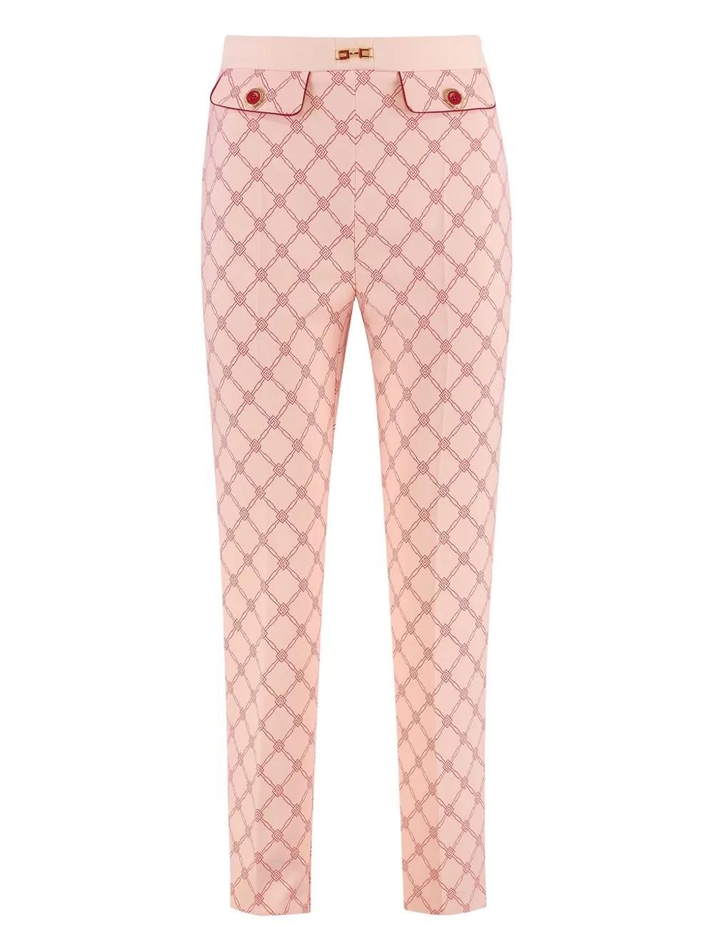 パンツ ELISABETTA FRANCHI Elisabetta Franchi Trousers Pink Elisabetta Franchi Pants for Women SS25 | GIGLIO.COM