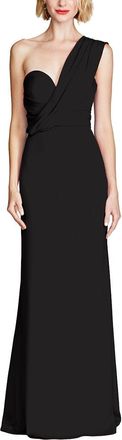 Halston Heritage Roselle Crepe Gown