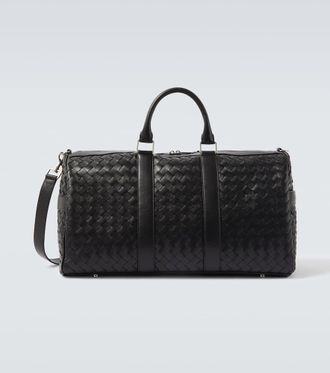 Bottega Veneta Intrecciato leather duffel bag