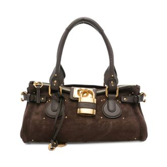 Chlo&eacute; Paddington Tas - Dames - Tassen - Bruin - Maat: ONE Size Zijde
