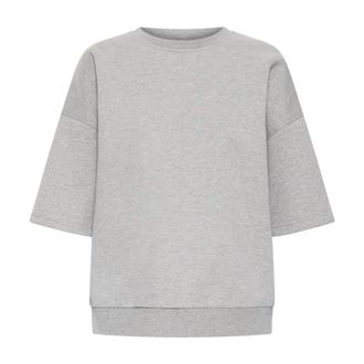 Ichi Sweatshirt - Dames - Sweatshirts - Grijs - XS - Leer - Hoodies & sweatvesten