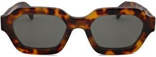 Retro Superfuture 49mm Square Sunglasses in Tortoise at Nordstrom Rack