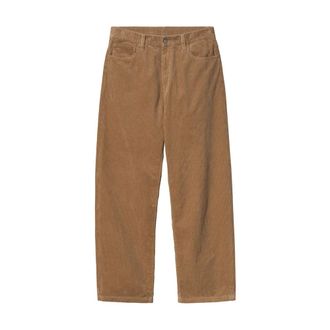 Carhartt Work in Progress Pantalones de Terciopelo Coventry - Trousers - Hombre - Marr&oacute;n - W34