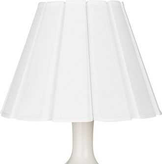 Ballard Designs Carson Kressley Fluted Box Pleat Lamp Shade - 13H X 18 Diameter w/10 Top Diameter - Ballard Designs