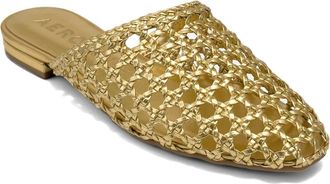 Aerosoles Assia Woven Mule in Gold Open Woven at Nordstrom Rack, Size 7.5