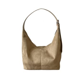 Generic Design Large PU Leather Hobo Underarm Bags Lady Winter Shoulder Bag For Women 2025 Trend Y2K Handbags And Purses(Khaki)