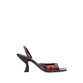 Diesel D-Amber Slingback Heeled Sandals - female - Diesel - High Heel Sandals - Multicolor - 3 UK - Shoes