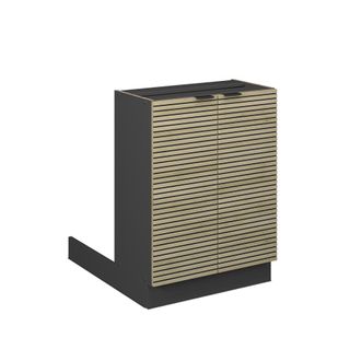 Vicco Isla De Cocina Fame-line, Panel De Roble, 60 Cm Sin Encimera