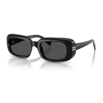 Miu Miu Mub13S Zonnebril - unisex - Accessoires - Zwart - Maat: ONE Size