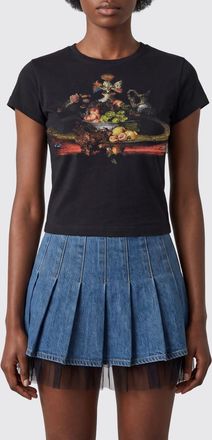 Vivienne Westwood Slim Fit Cotton T-Shirt with Front Graphic Print