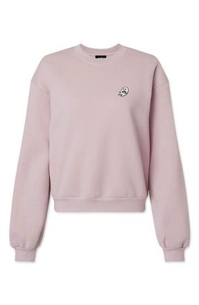 Dalix Spook-a-Latte Relaxed Sweatshirt in Blush at Nordstrom, Size Xx-Large