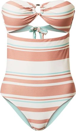 Twin-Set Costume intero a righe - Bianco