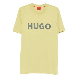 HUGO BOSS T Shirt Verde-Uomo