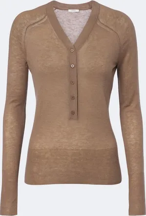 Joseph Camiseta con botones Reem de cachemir