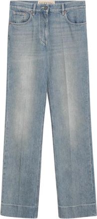 Valentino Garavani Jeans Regolare - Dames - Regular Fit Jeans - Blauw - W27 - Denim - Jeans
