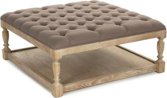 Zentique Square Tufted Ottoman